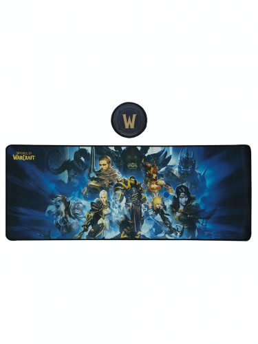 Egérpad World of Warcraft - Legends of Azeroth + poháralátét