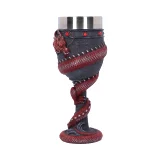 Pohár Dragon Coil Goblet Red (Nemesis Now)