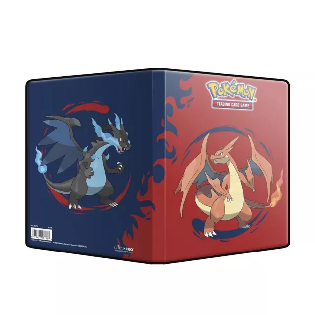 Kártya tok Pokémon - Mega Charizard X & Y 4-Pocket Binder (80 kártya) - Pokémon TCG