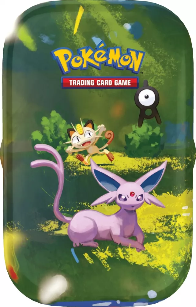 Kártyajáték Pokémon TCG: 30th Celebration - Mini Tin Espeon & Meowth - TCG gyűjthető kártyajáték