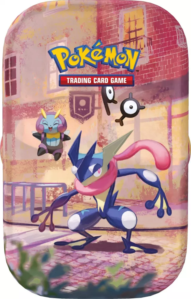 Kártyajáték Pokémon TCG: 30th Celebration - Mini Tin Greninja & Illumise - TCG gyűjthető kártyajáték