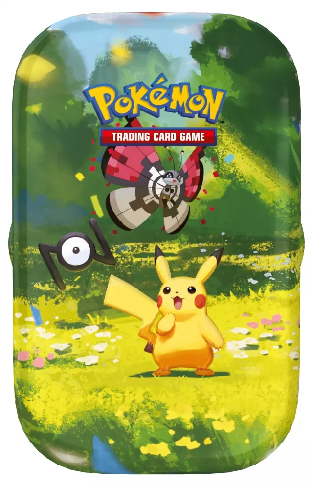 Kártyajáték Pokémon TCG: 30th Celebration - Mini Tin Pikachu & Vivillo - TCG gyűjthető kártyajáték
