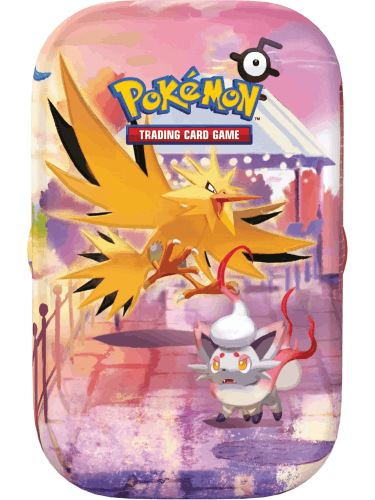 Kártyajáték Pokémon TCG: 30th Celebration - Mini Tin Zapdos & Zorua
