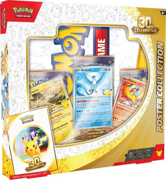 Kártyajáték Pokémon TCG: 30th Celebration - Poster Collection - TCG gyűjthető kártyajáték