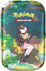 Kártyajáték Pokémon TCG - Crown Zenith Mini Tin: Marnie & Morpeko