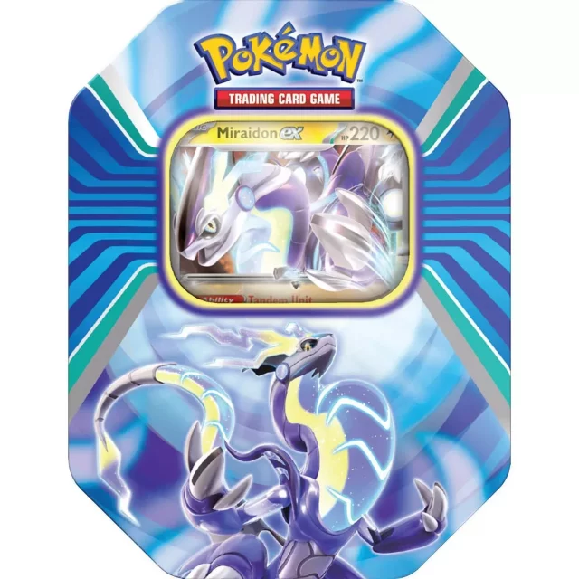 Kártyajáték Pokémon TCG - Paldea Legends Tin - Miraidon