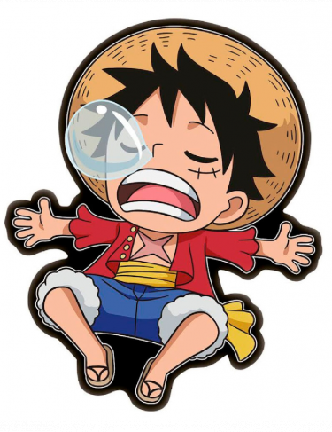 Párna One Piece - Monkey D. Luffy 3D