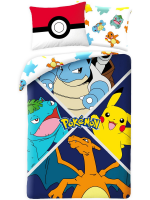 Ágynemű Pokémon - Charizard, Venusaur, Blastoise & Pikachu