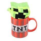 Ajándék készlet Minecraft - bögre és zokni