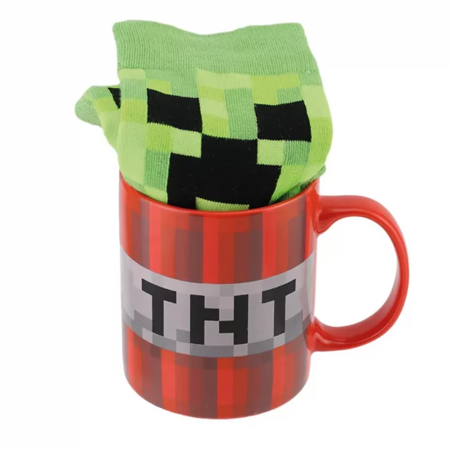 Dárkový set Minecraft - hrnek a ponožky