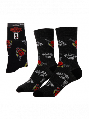 Zokni Stranger Things - Hellfire Club (méret 38/45)