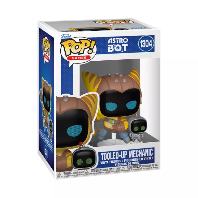 Figura Astro Bot - Tooled-Up Mechanic (Funko POP! Games 1304) - Ratchet & Clank