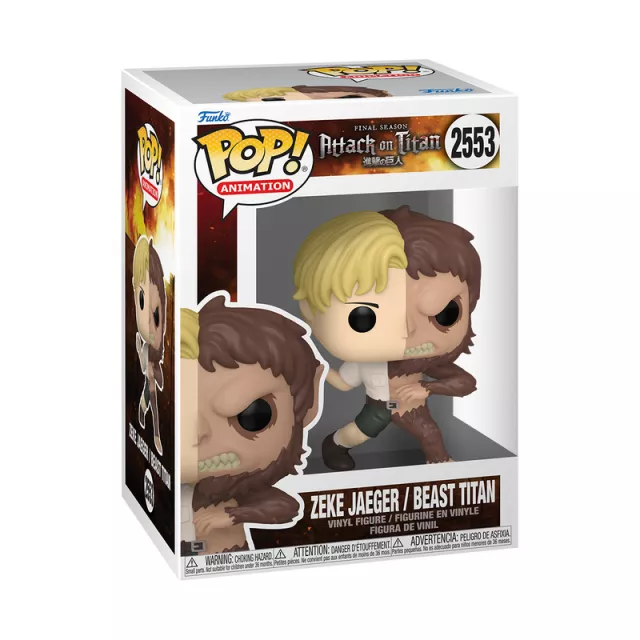 Figura Attack On Titan - Zeke Jaeger & Beast Titan Split (Funko POP! Animation 2553) - Anime