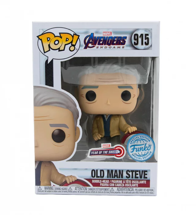 Figura Avengers: Endgame - Old Man Steve (Funko POP! Marvel 915)