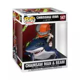 Figura Chainsaw Man: Reze Arc - Chainsaw Man & Beam (Funko POP! Rides 147)