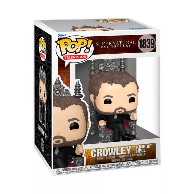 Figura Supernatural: Join the Hunt - Crowley King of Hell (Funko POP! Television 1839)