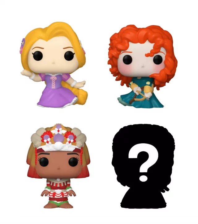 Figura Disney - Disney Princess Rapunzel 4-pack (Funko Bitty POP)