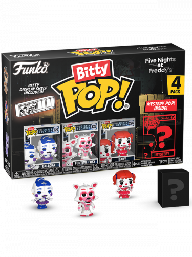 Figura Five Nights at Freddy’s - Ballora 4-pack (Funko Bitty POP)