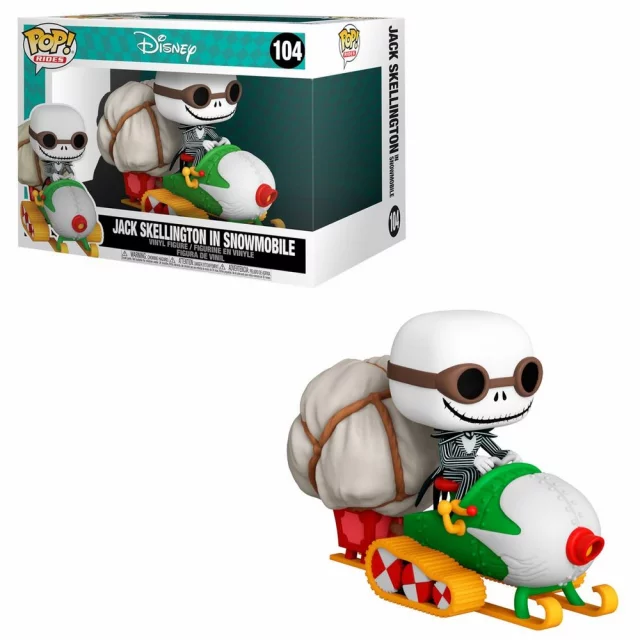 Figura Disney - Jack Skellington in Snowmobile (Funko POP! Rides 104)