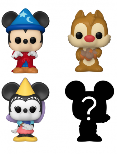 Figura 4db Disney - Sorcerer Mickey 4-pack (Funko Bitty POP)