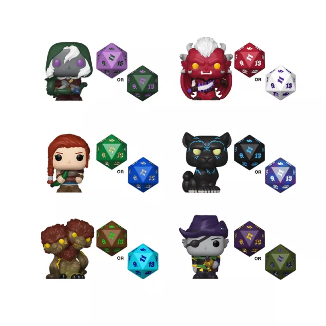 Figura Dungeons & Dragons - Dice & Figure (Funko Bitty POP) (véletlenszerű kiválasztás) - Funko POP!
