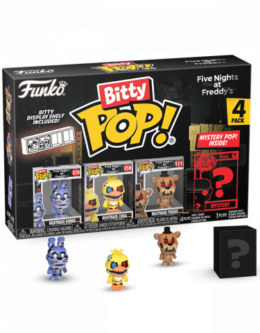Figura Five Nights at Freddy’s - Nightmare Bonnie 4-pack (Funko Bitty POP)