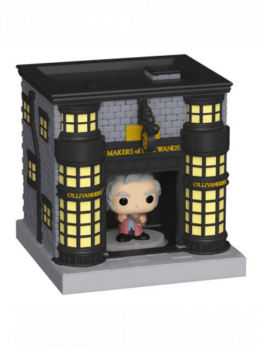 Figura Harry Potter - Garrick Ollivander and Ollivanders Wand Shop (Funko Bitty POP! Town)