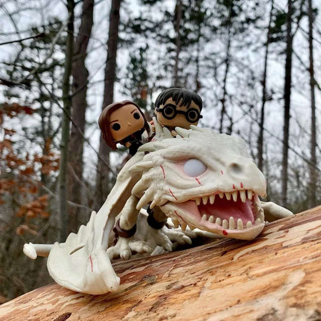 Harry Potter POP! Rides Vinyl Figure Dragon w/Harry