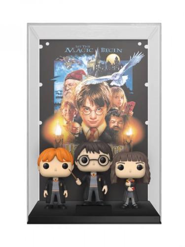 Figura Harry Potter - Harry with Ron and Hermiona (Funko POP! Movie Posters 14)