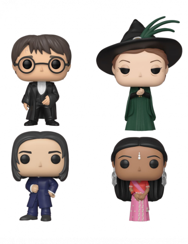 Figura Harry Potter - Severus Snape/Harry Potter/Parvati Patil/Minerva McGonagall (Funko POP! 4-Pack)