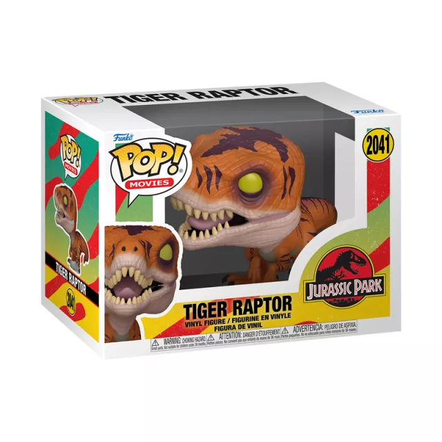 Figura Jurassic Park - Tiger Raptor (Funko POP! Movies 2041)