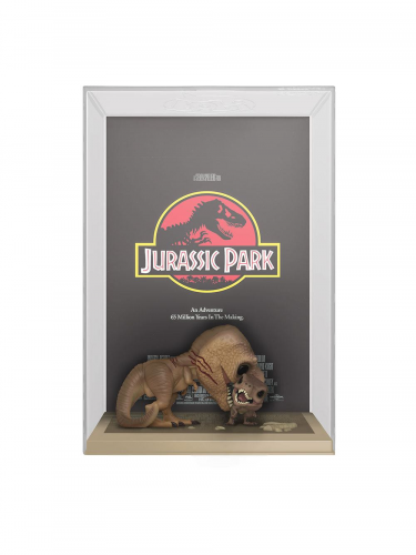 Figura Jurassic Park - Tyrannosaurus Rex & Velociraptor (Funko POP! Movie Posters 03)