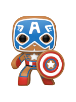 Figura Marvel - Gingerbread Captain America (Funko POP! Marvel 933)