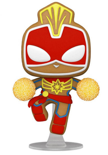 Figura Marvel - Mézeskalács Marvel kapitány / Gingerbread Captain Marvel (Funko POP! Marvel 936)