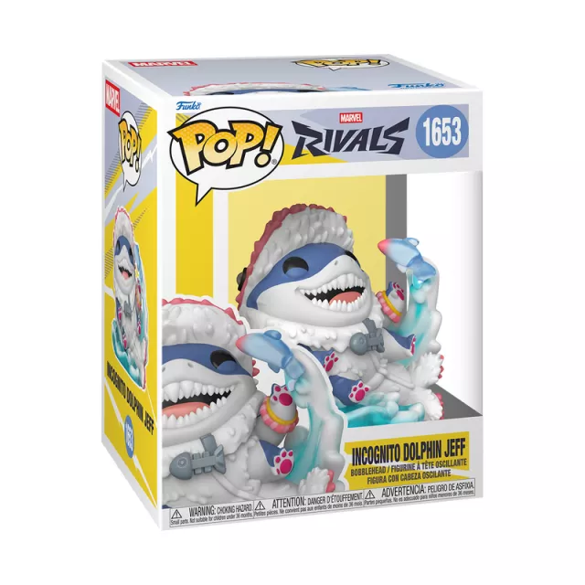 Figura Marvel Rivals - Incognito Dolphin Jeff (Funko POP! Premium 1653) - Funko POP! Games