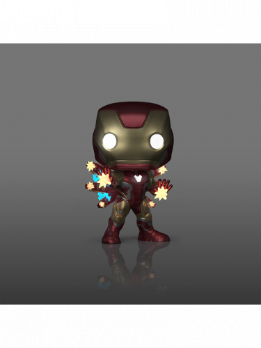 Figura Marvel: The Infinity Saga - Iron Man Glow in the Dark (Funko POP! Disney 1555)