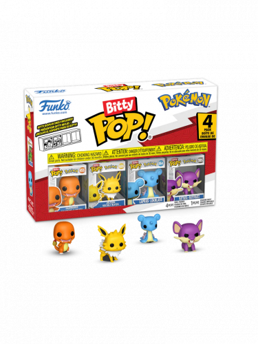 Figura Pokémon - Charmander 4-pack (Funko Bitty POP)