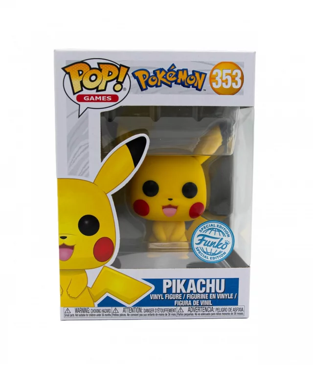 Figura Pokémon - Pikachu S1 (Funko POP! Games 353)