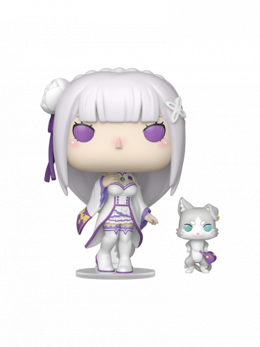 Figura Re: Zero - Starting Life in Another World - Emilia with Puck (Funko POP! Animation 2112)