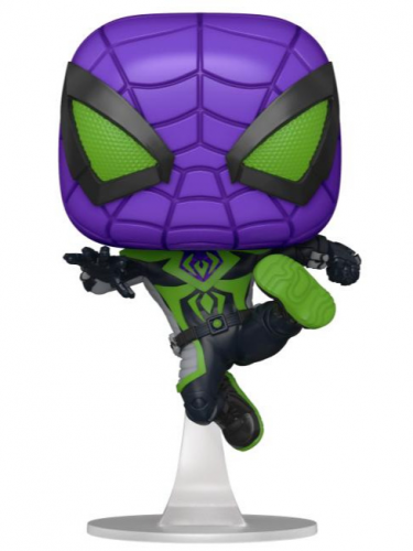 Figura Spider-Man - Miles Morales Purple Rein Suit Metallic (Funko POP! Games)