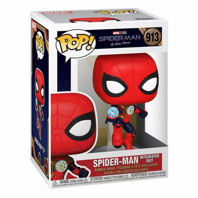 Figurka Spider-Man: No Way Home - Spider-Man Integrated Suit (Funko POP! Marvel 913) (poškozený obal)