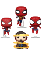 Figura Spider-Man - Spider-Man/Friendly Neighborhood Spider-Man/Amazing Spider-Man/Doctor Strange (Funko POP! 4-Pack)