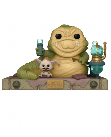 Figura Star Wars - Jabba the Hutt & Salacious B. Crumb (Funko POP! Moment 611)