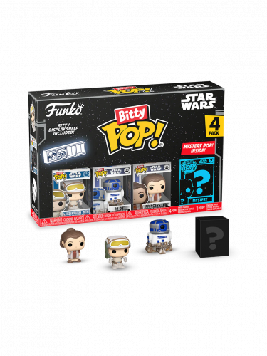 Figura Star Wars - Luke Skywalker (Hoth) Series 3 4-pack (Funko Bitty POP)