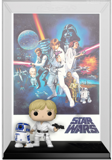Figura Star Wars - Luke Skywalker with R2-D2 (Funko POP! Movie Posters 02)
