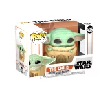 Akciófigura Star Wars: The Mandalorian - Gyermek táskával / Child with bag (Funko POP! Star Wars 405)
