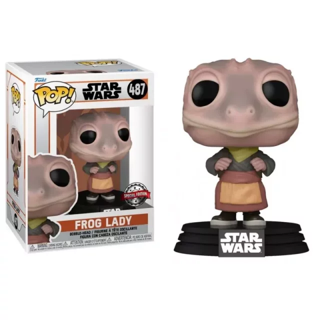 Figurka Star Wars: The Mandalorian - Frog Lady Special Edition (Funko POP! Star Wars 487)