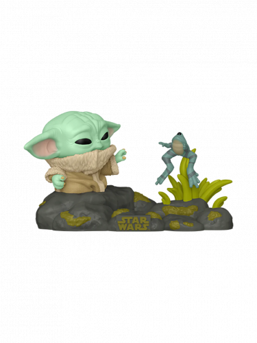 Figura Star Wars: The Mandalorian - Grogu with Frog Deluxe (Funko POP! Star Wars 721)