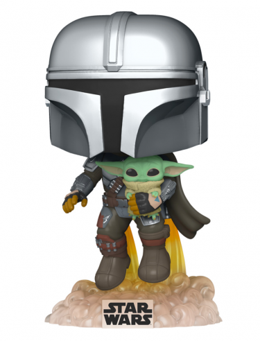 Figura Star Wars: The Mandalorian - Mando with Jet Pack (Funko POP! Star Wars 402)
