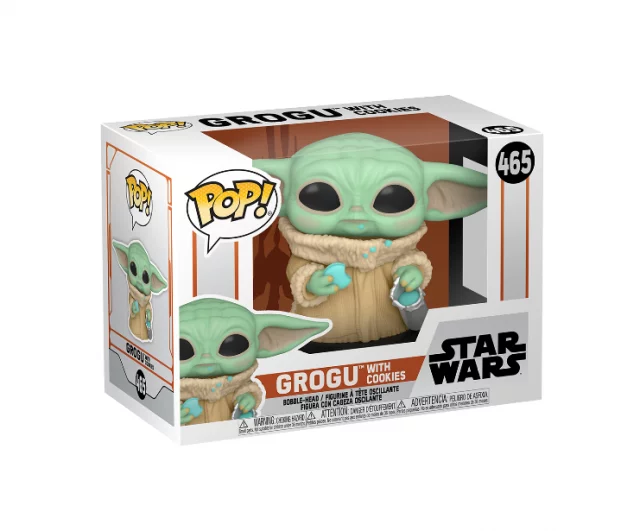 Figura Star Wars: The Mandalorian - Gyermek sütivel / The Child with Cookie (Funko POP! Star Wars 465)